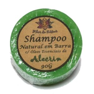 shampoo em barra com óleo essencial de alecrim